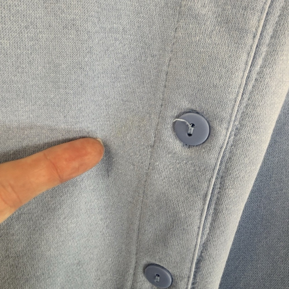 Vintage Shenanigans Cardigan Sweatshirt S Cardinals Baby Blue Button Grandma - Picture 3 of 8